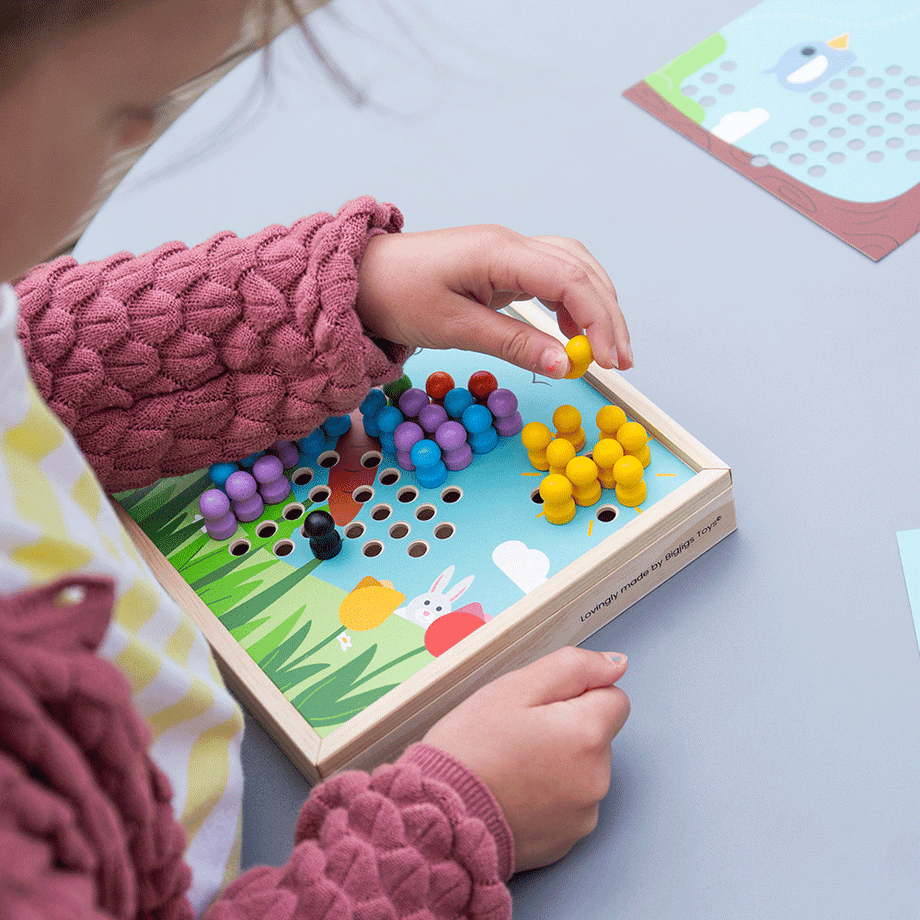 A Fun DIY Peg Board Game for Kids