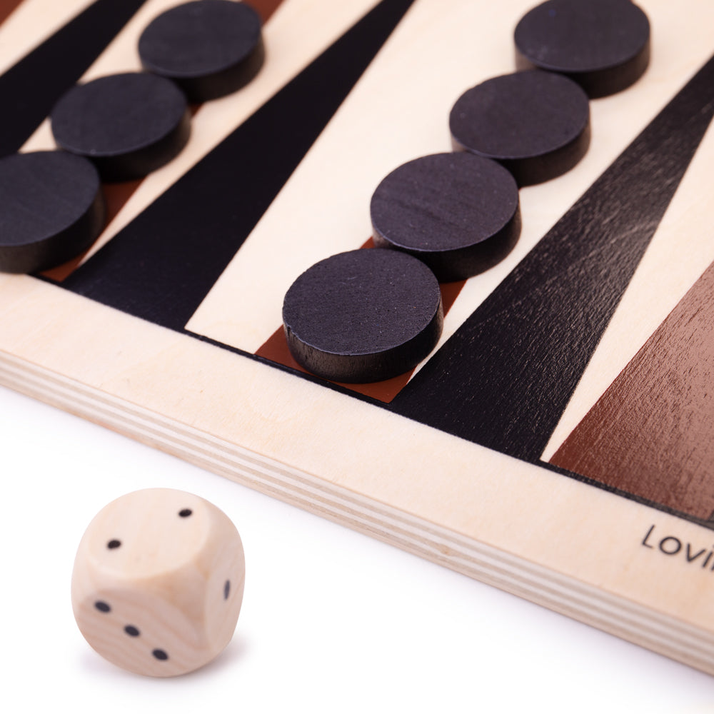 Backgammon | Wooden Board Games | Bigjigs Toys