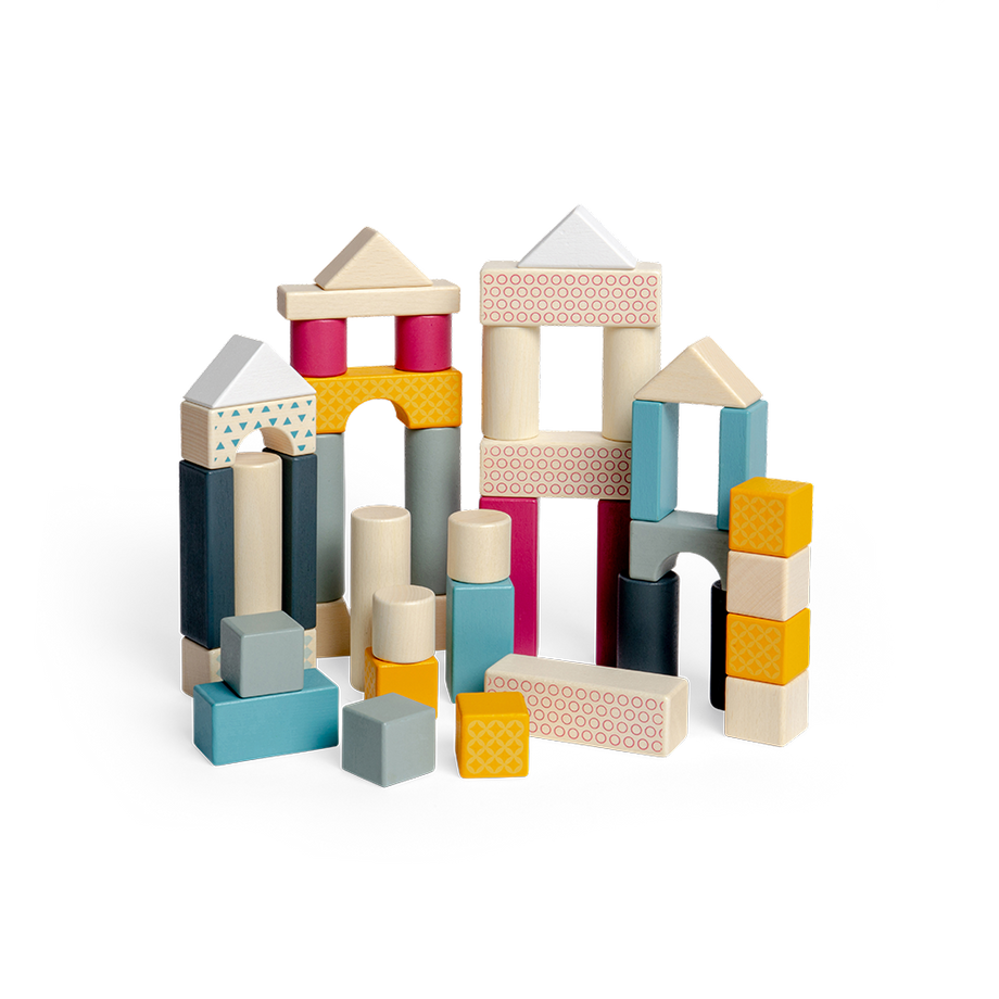 Wooden bricks hot sale toys