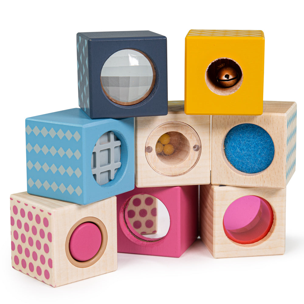 100% FSC Sensory Blocks | Wooden Toys | Bigjigs Toys