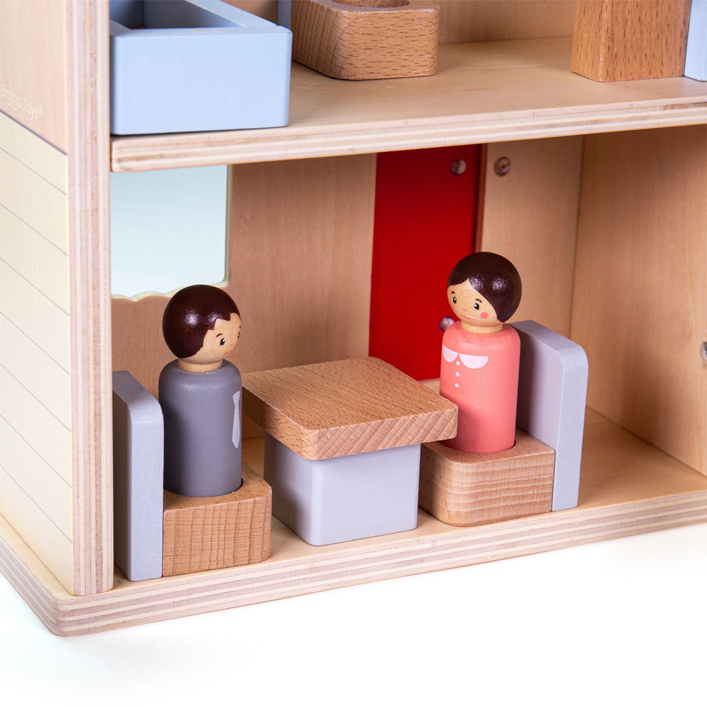 Folding Dolls House Set - DAMAGED BOX