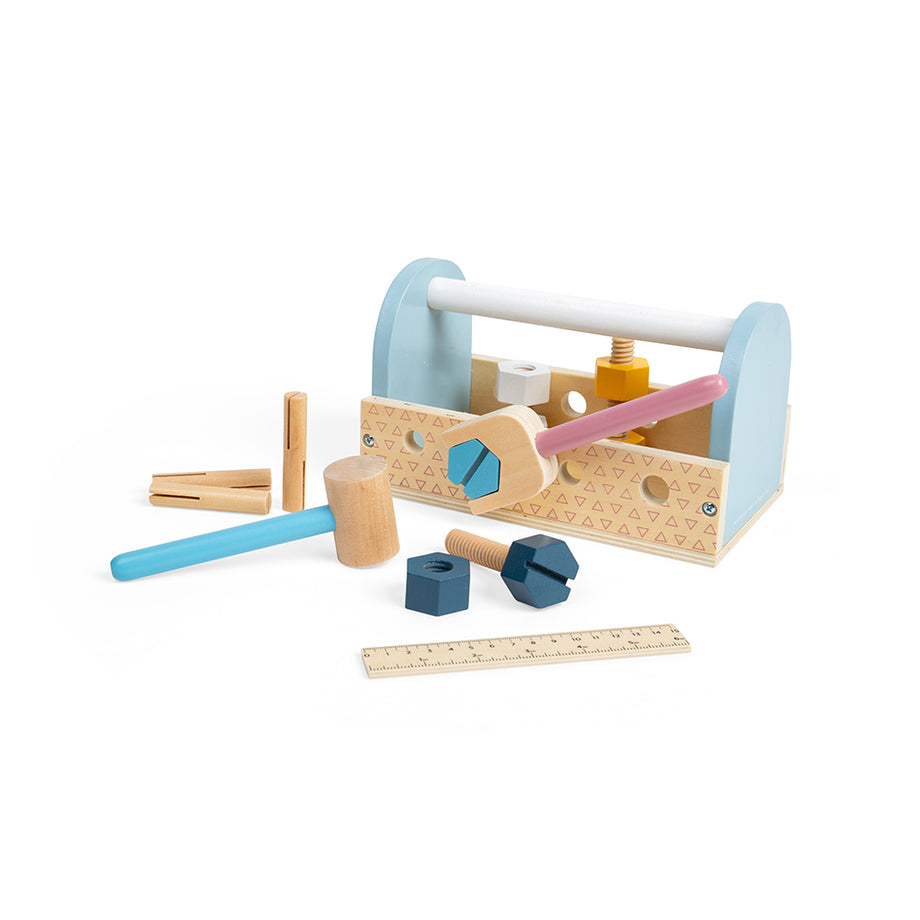 FSC Certified Kids Wooden Tool Box Construction Toys Bigjigs Toys