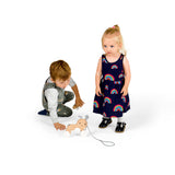 FSC® Certified Pull Along Bunny & Baby - DAMAGED BOX