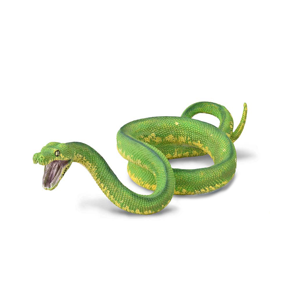 Green Tree Python Snake Toy, CollectA