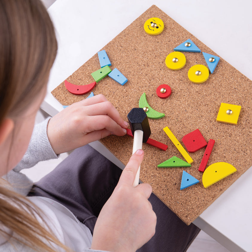 Shape With Pin Pins For Pin-a-Shape | Kids Arts and Crafts | Bigjigs Toys