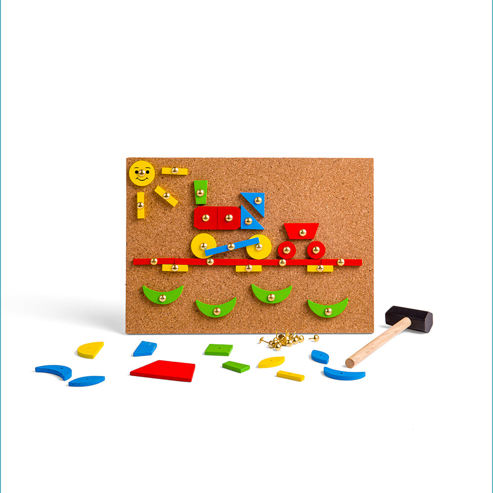 Shape With Pin Pins For Pin-a-Shape | Kids Arts and Crafts | Bigjigs Toys