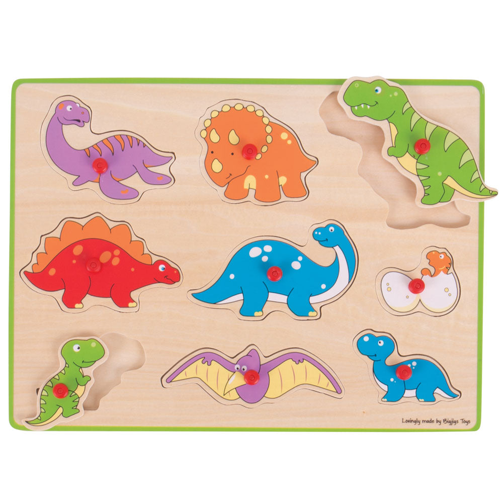 Chunky Wooden Puzzle Dinosaur