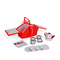 Spotted Basket Tea Set