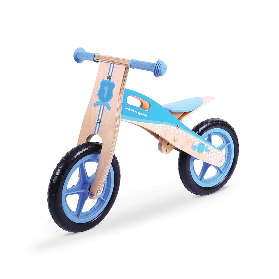 My First Balance Bike Blue Balance Bikes Trikes Bigjigs Toys