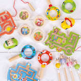 Wooden Magnetic Labyrinth (Pack of 3)