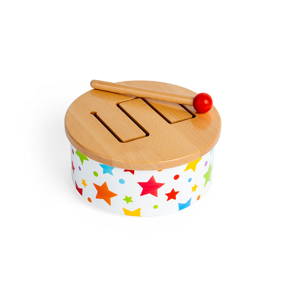 Childrens sales wooden drum
