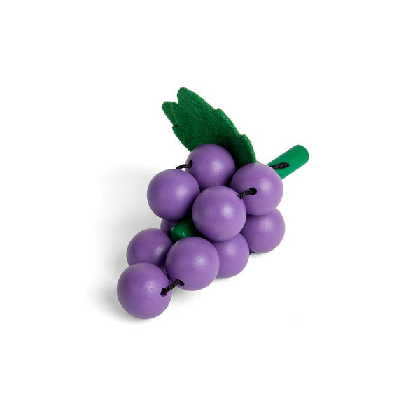Bunch of Grapes (Pack of 2) | Wooden Play Food | Bigjigs Toys
