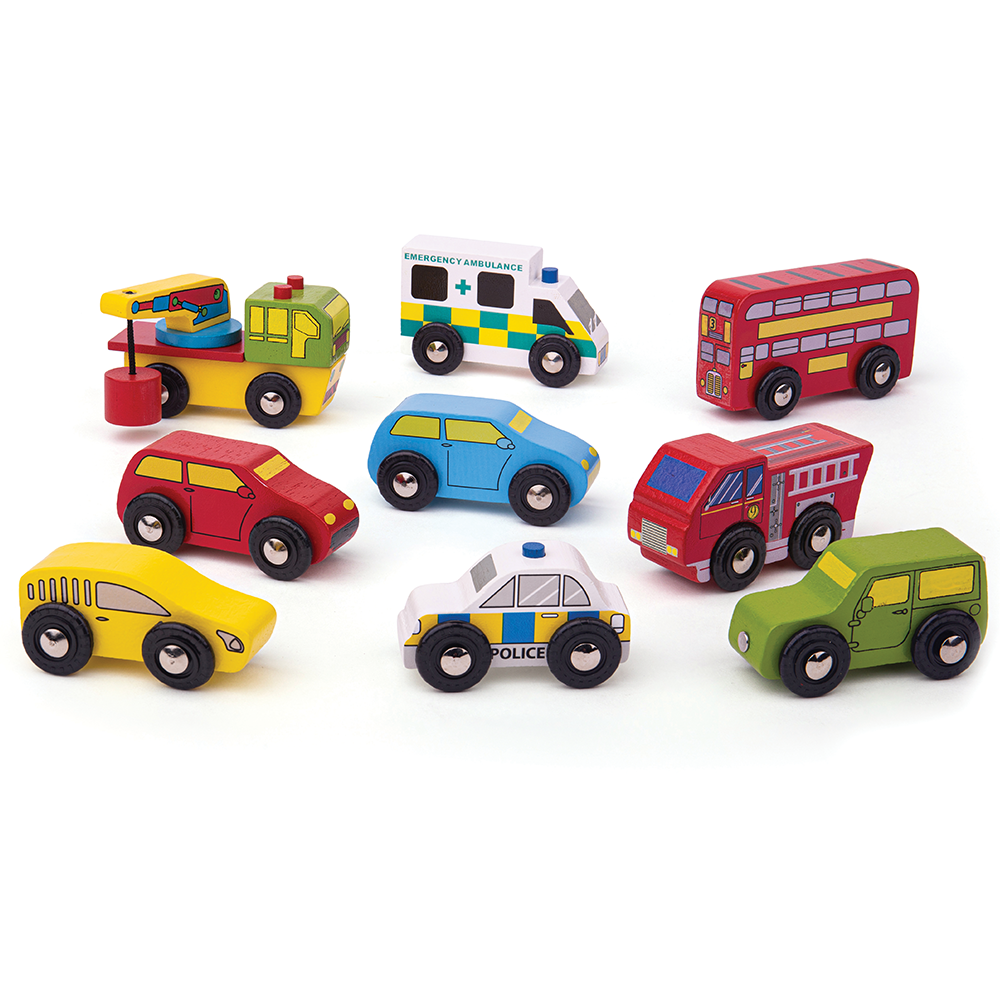 Vehicle Pack Wooden Train Accessories Bigjigs Rail Bigjigs Toys