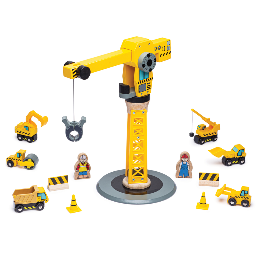 Toy crane deals set