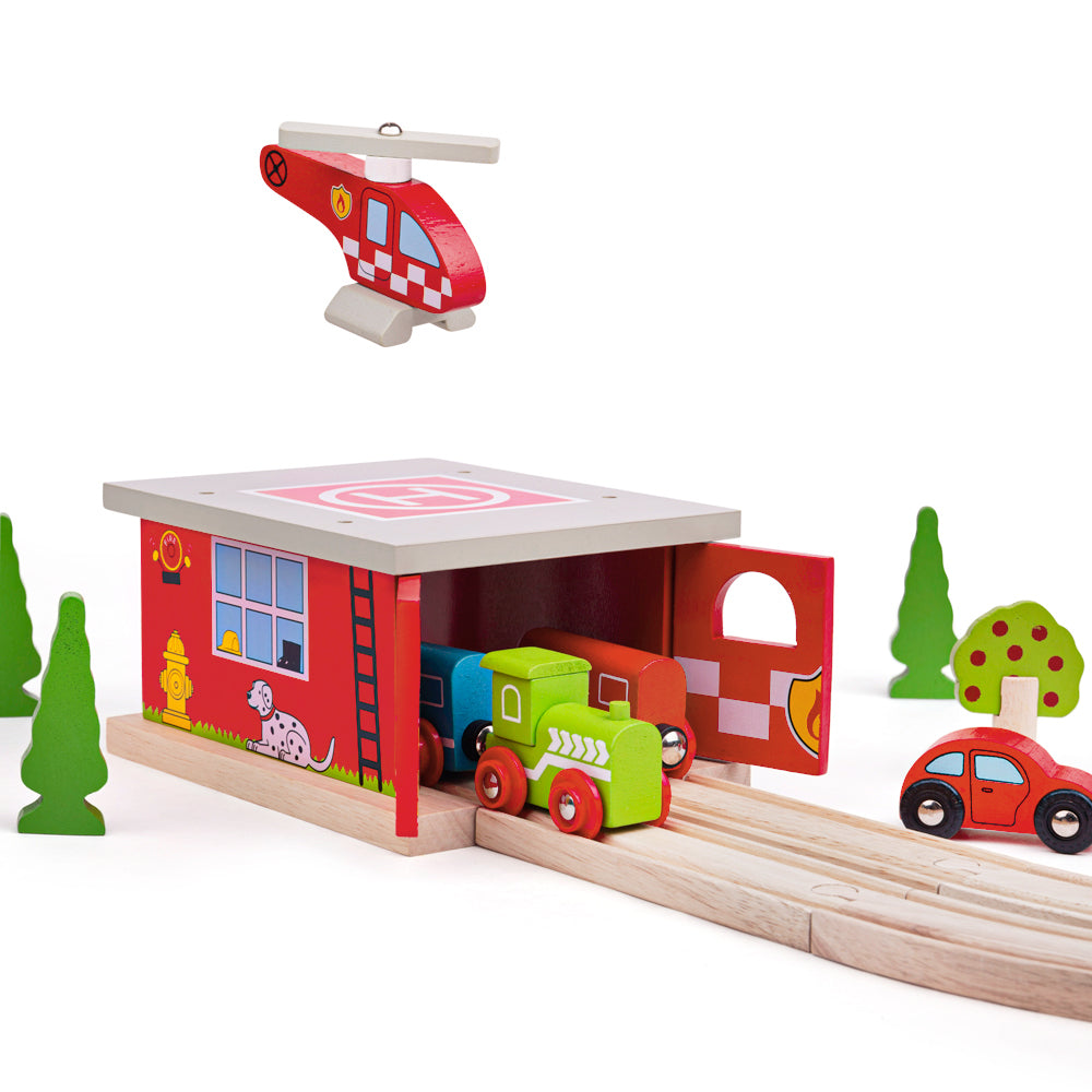 Fire Station Shed - DAMAGED BOX