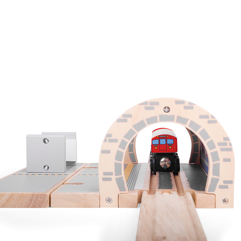 London Underground Train Toy | Wooden Railway | Bigjigs Rail – Bigjigs Toys