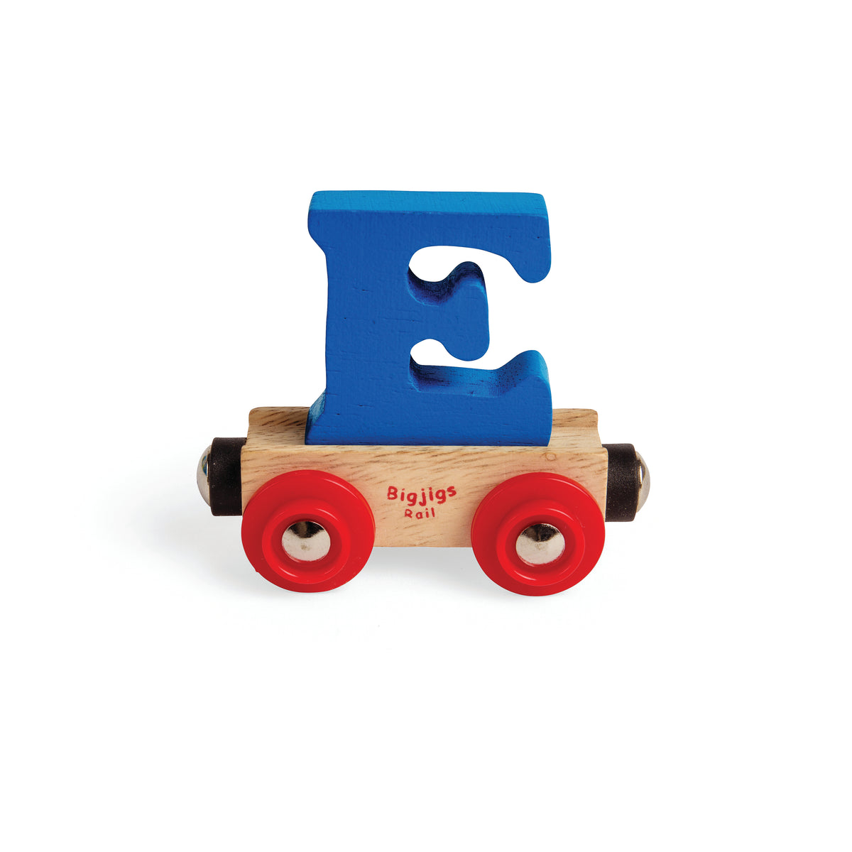 Personalised Wooden Rail Letters | Letter E (Blue) | Bigjigs Rail ...