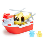 Rescue Boat with Helicopter - DAMAGED BOX