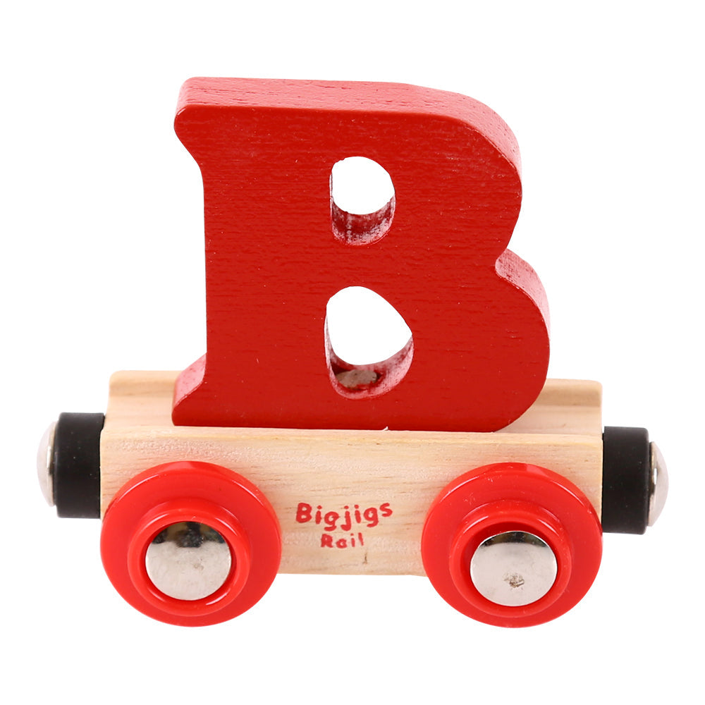 Rail Name Letters and Numbers B Dark Red
