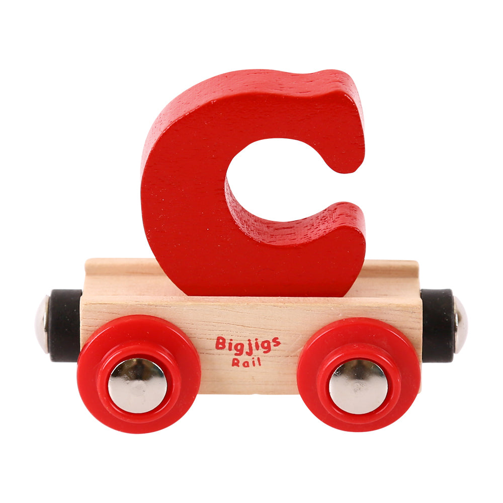 Rail Name Letters and Numbers C Dark Red