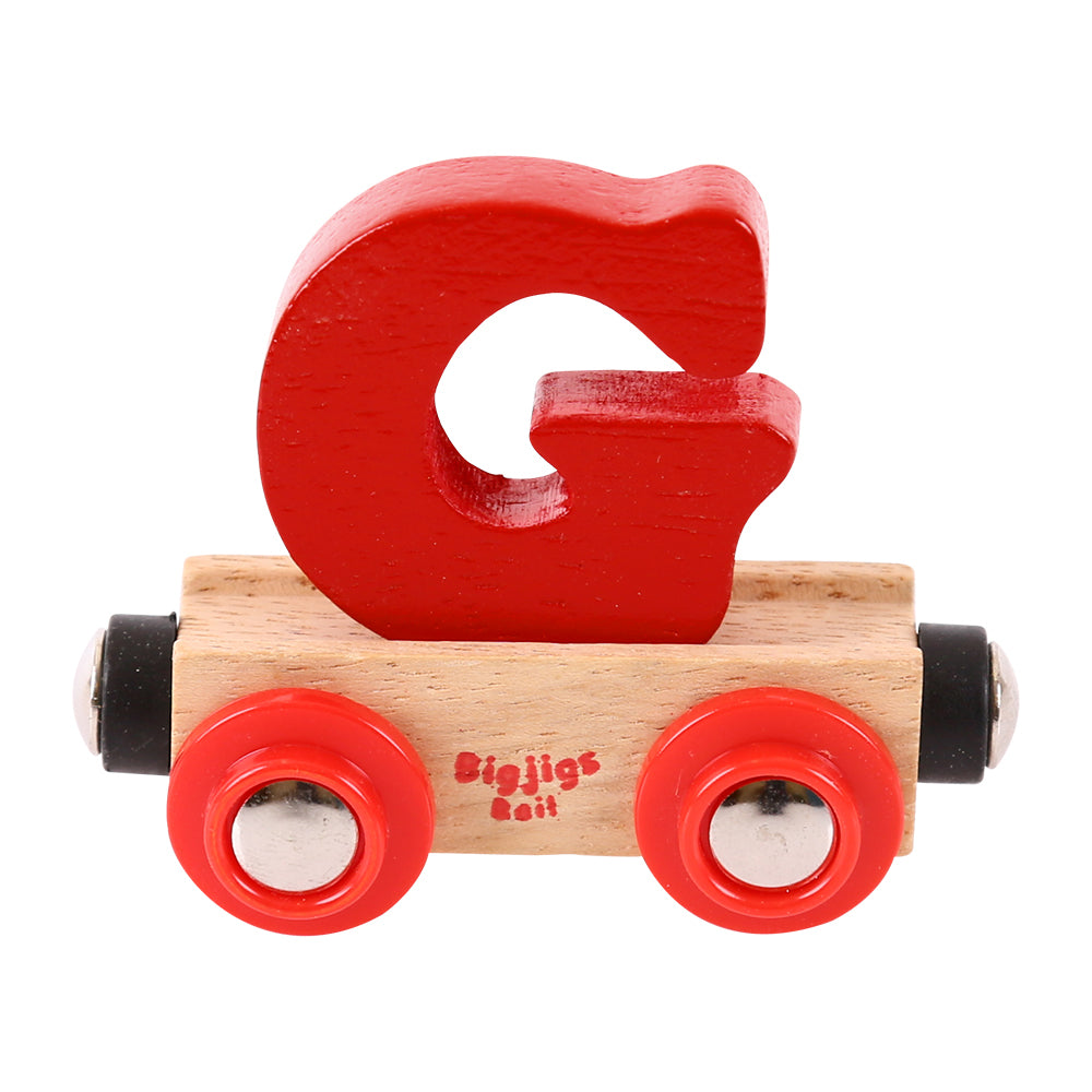 Rail Name Letters and Numbers G Dark Red