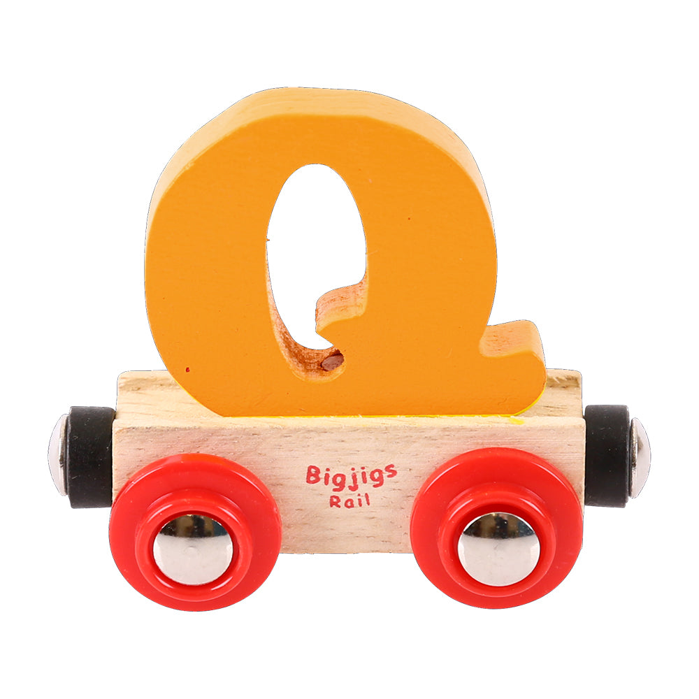 Rail Name Letters and Numbers Q Orange