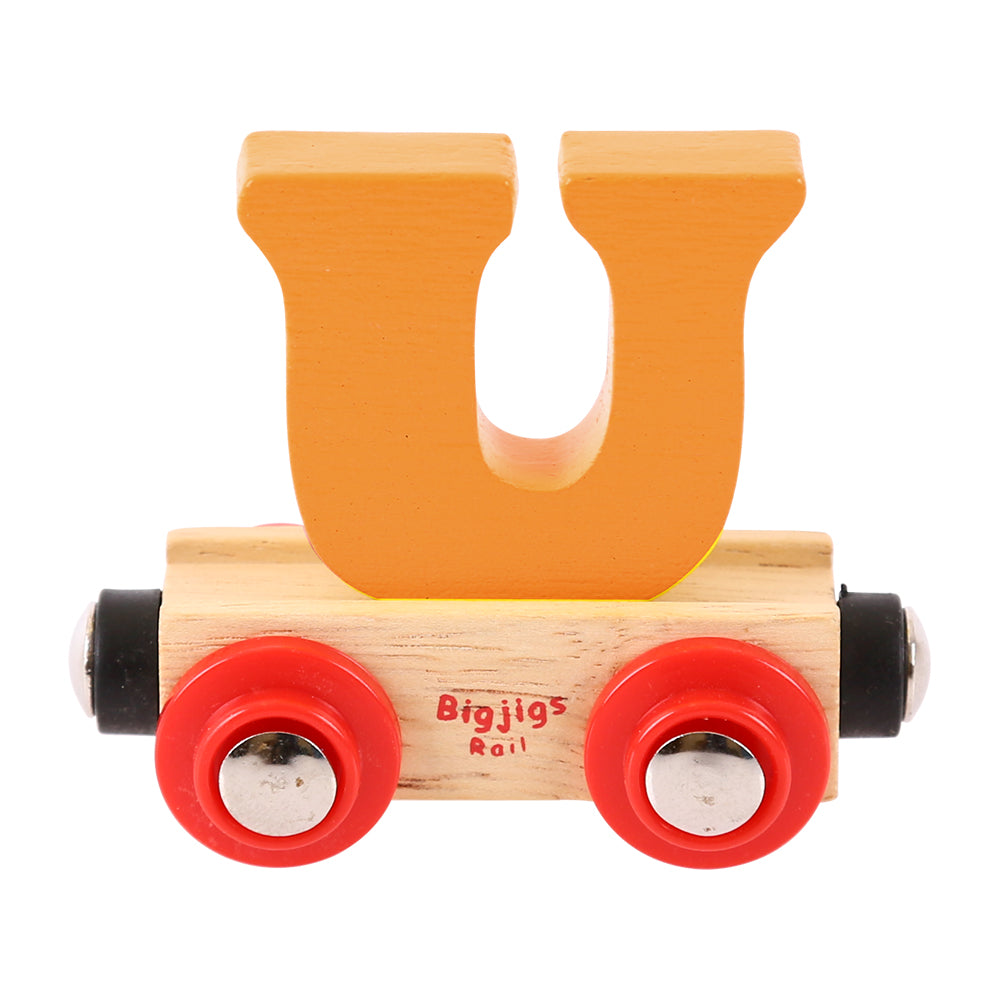 Rail Name Letters and Numbers U Orange