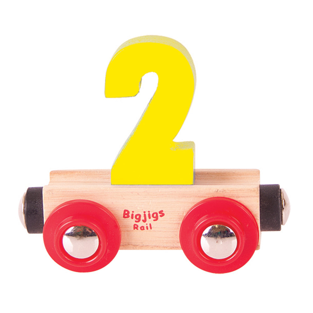 Rail Name Letters and Numbers 2 Yellow