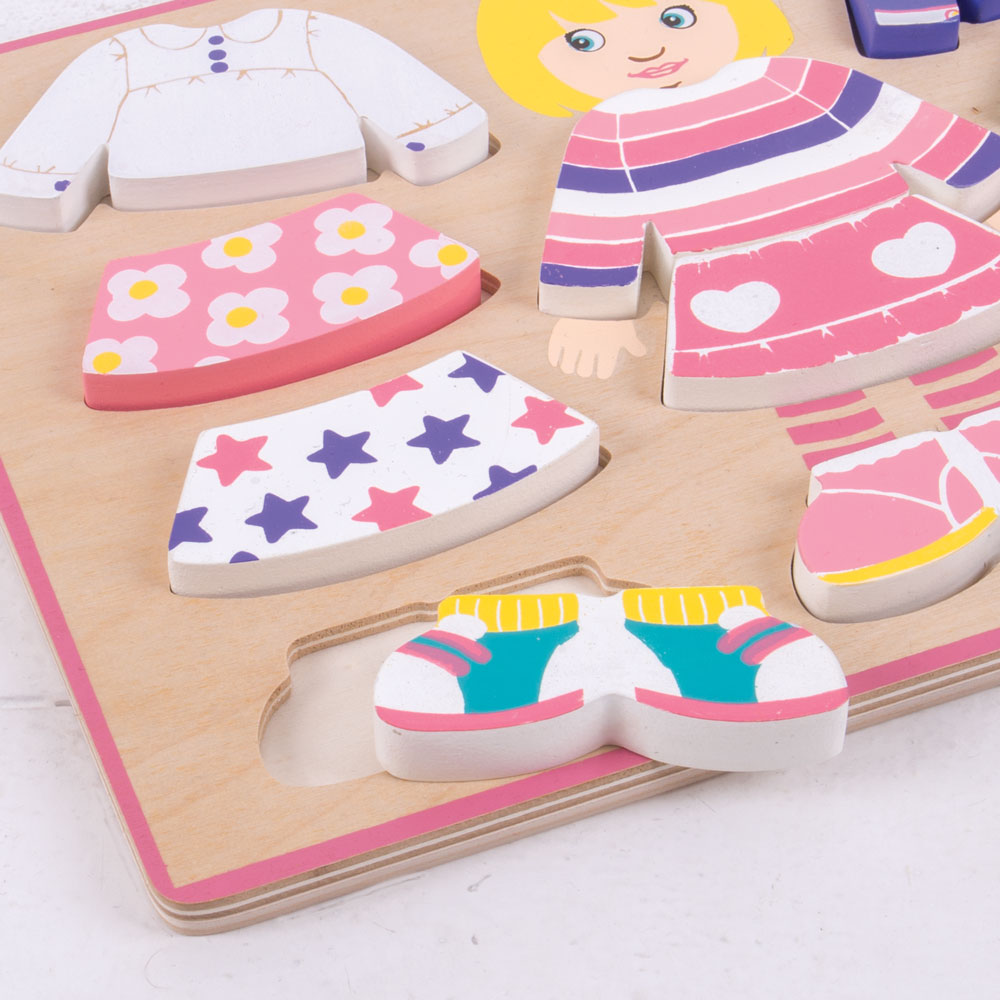 Dressing Girl Puzzle | Puzzles | Bigjigs Toys