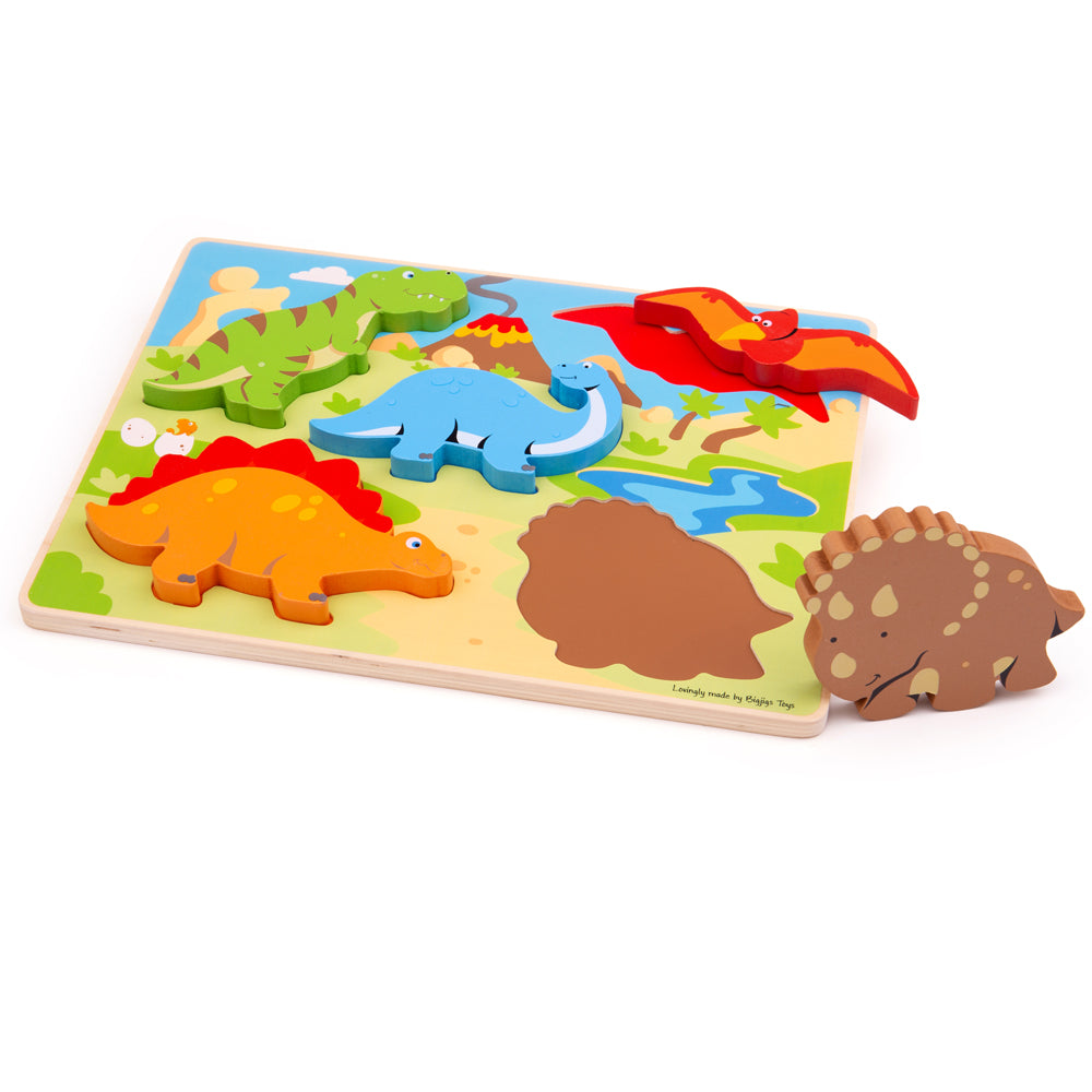 Chunky Lift Out Dinosaurs Puzzle