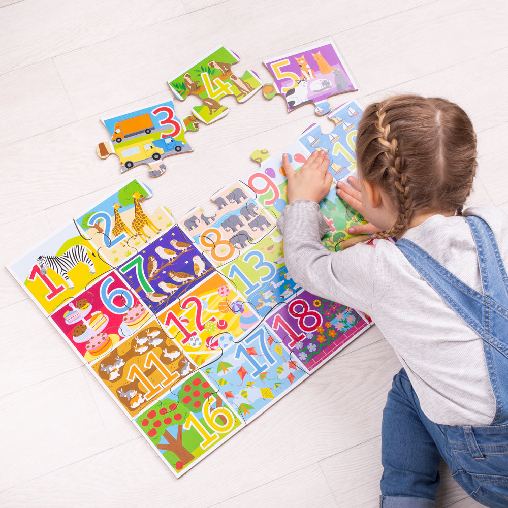 1-20 Floor Puzzle