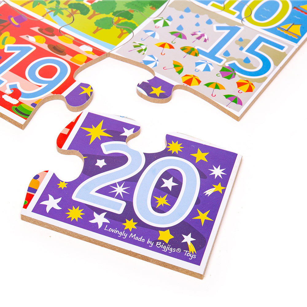 1-20 Floor Puzzle