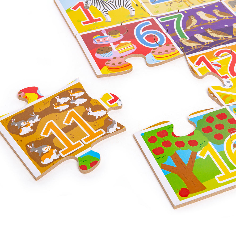 1-20 Floor Puzzle