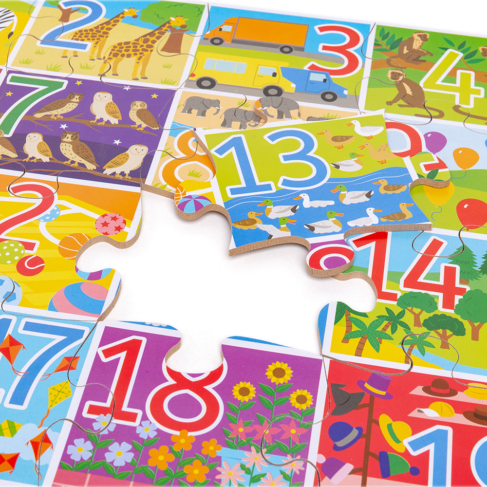 1-20 Floor Puzzle