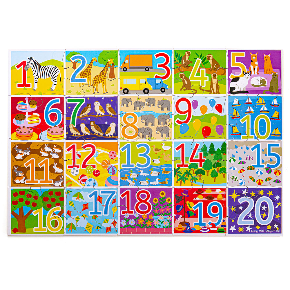 1-20 Floor Puzzle