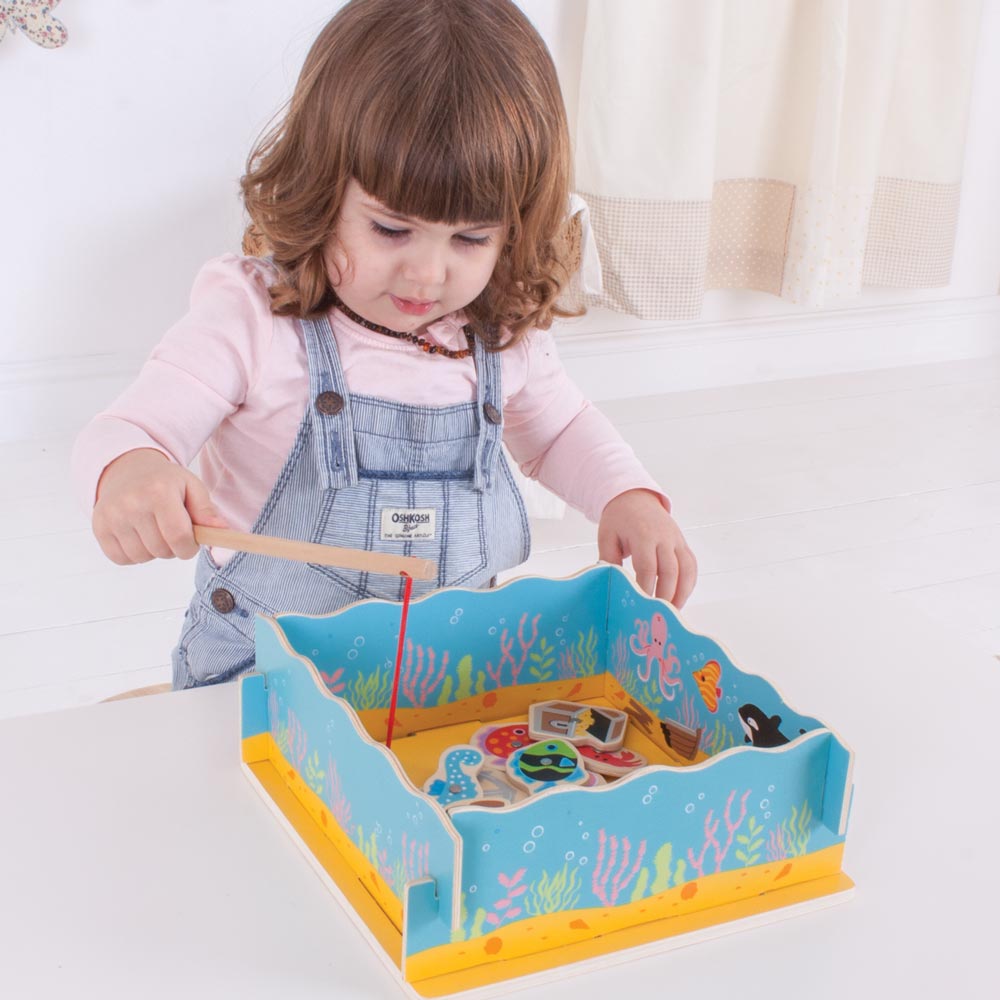Bigjigs Fishing Game - Wooden Toy Magnetic