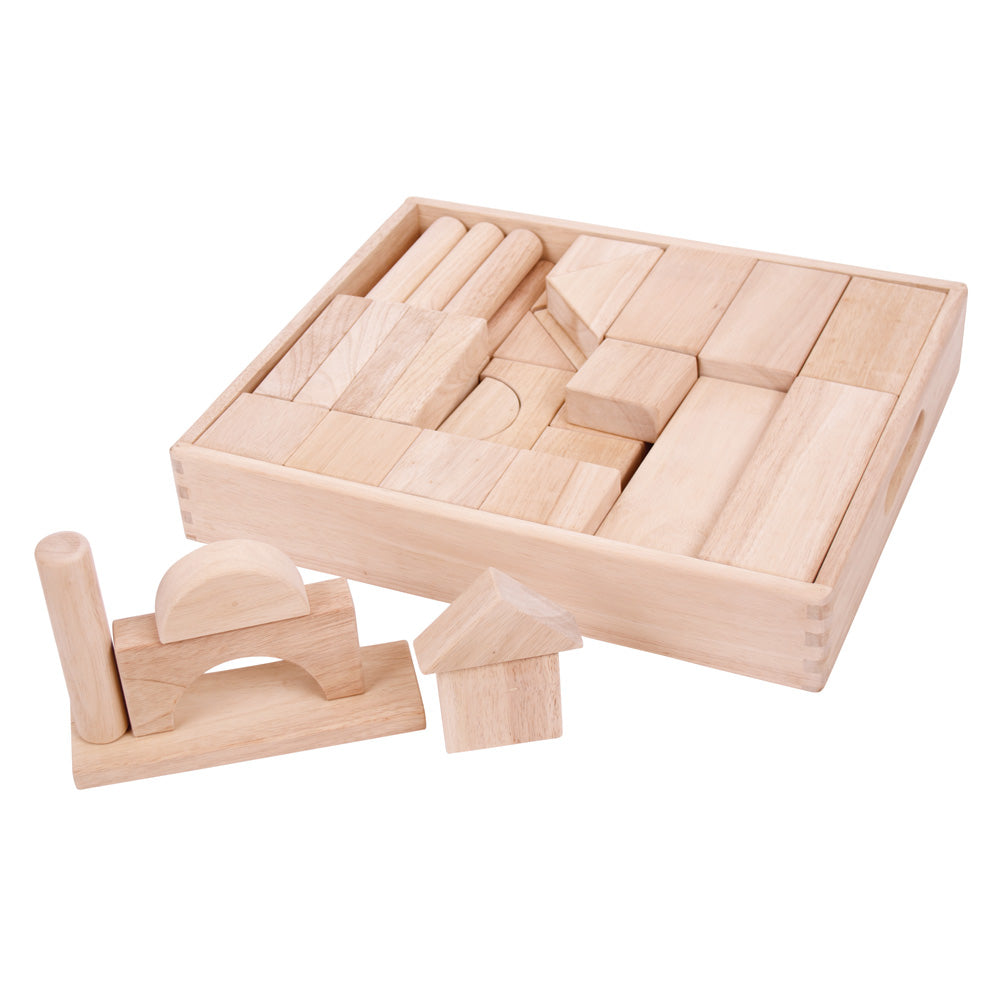 Large Natural Wooden Blocks