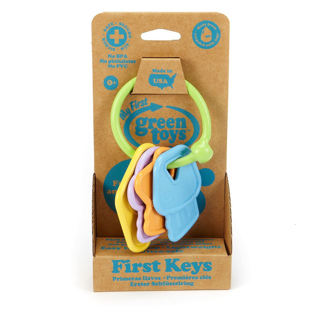 Rattle Keys | Baby & Toddler | Green Toys – Bigjigs Toys