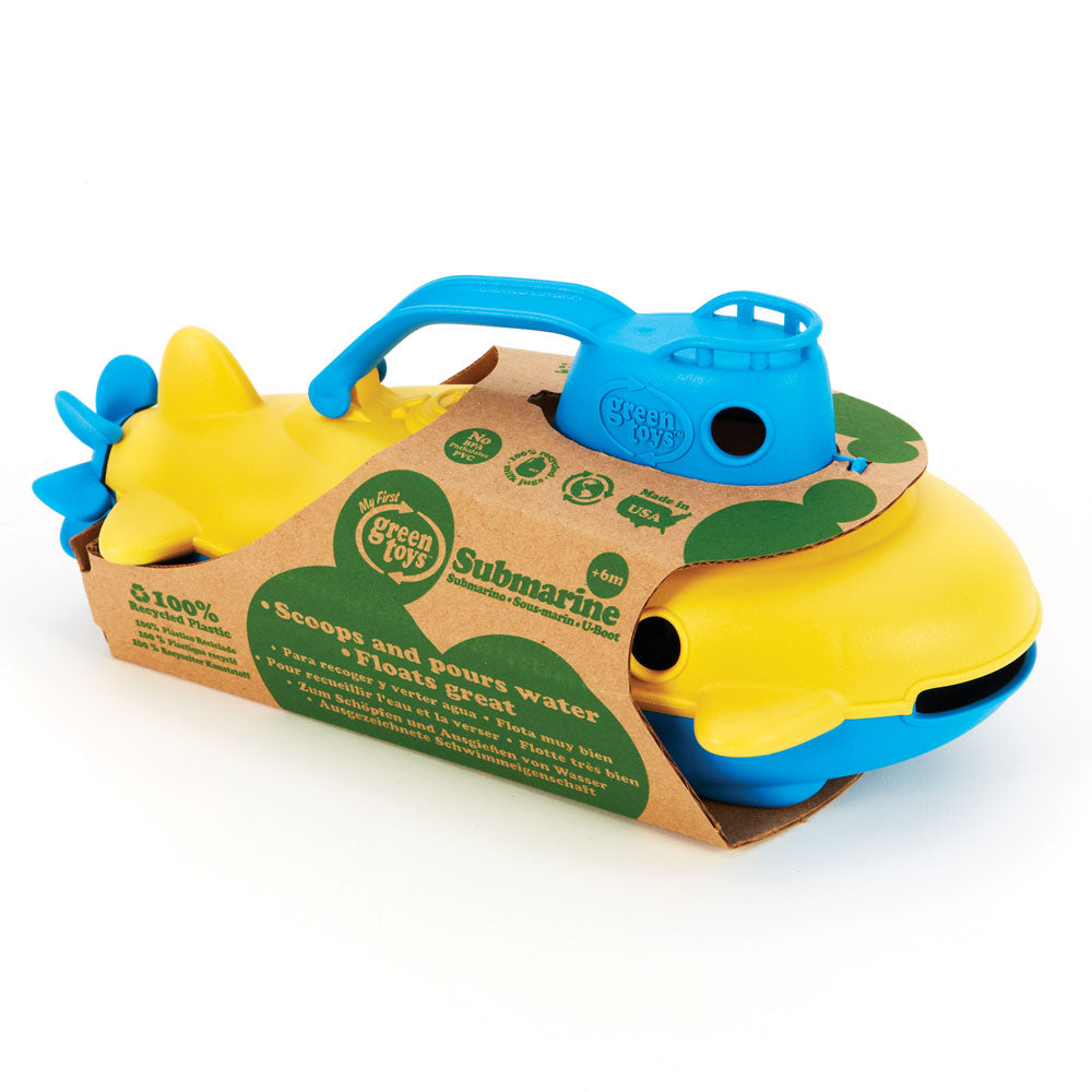 Green Toys Submarine (Blue Handle) - GTSUBB1032