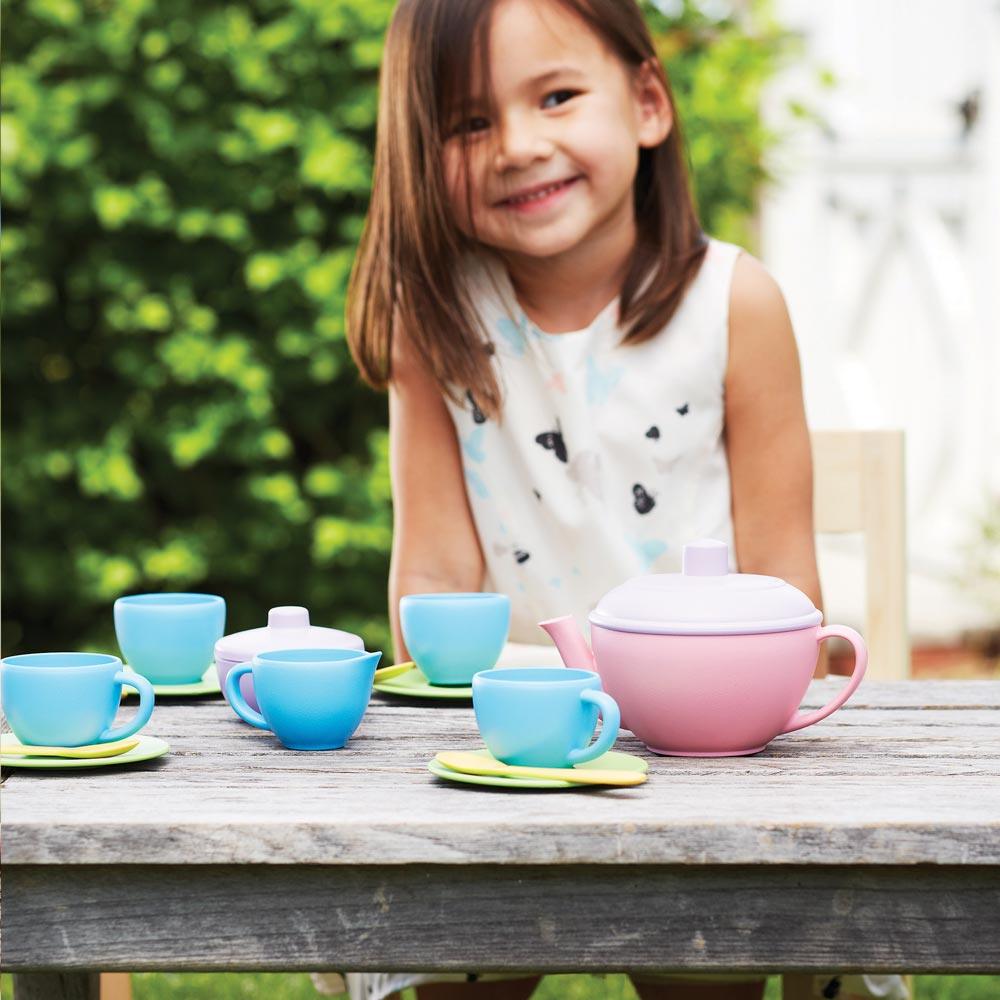 Tea Set (Pink Teapot)