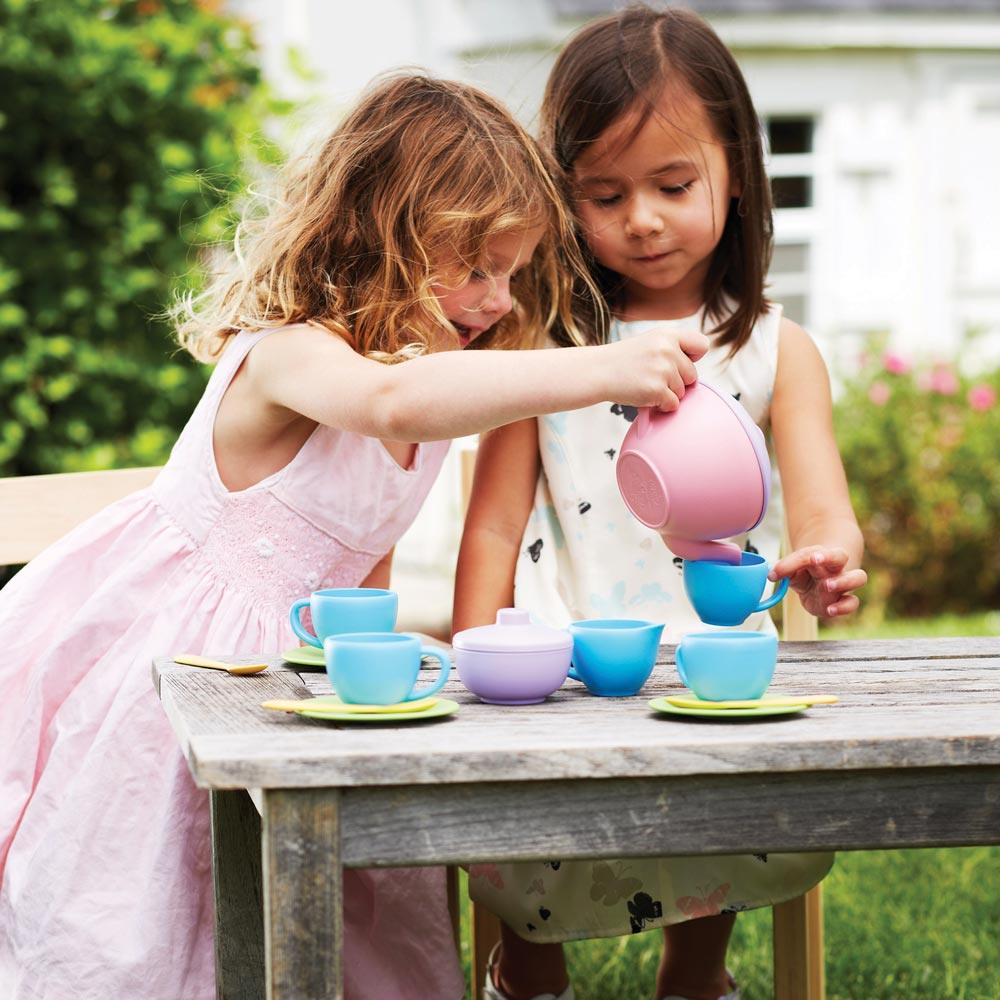 Tea Set (Pink Teapot)