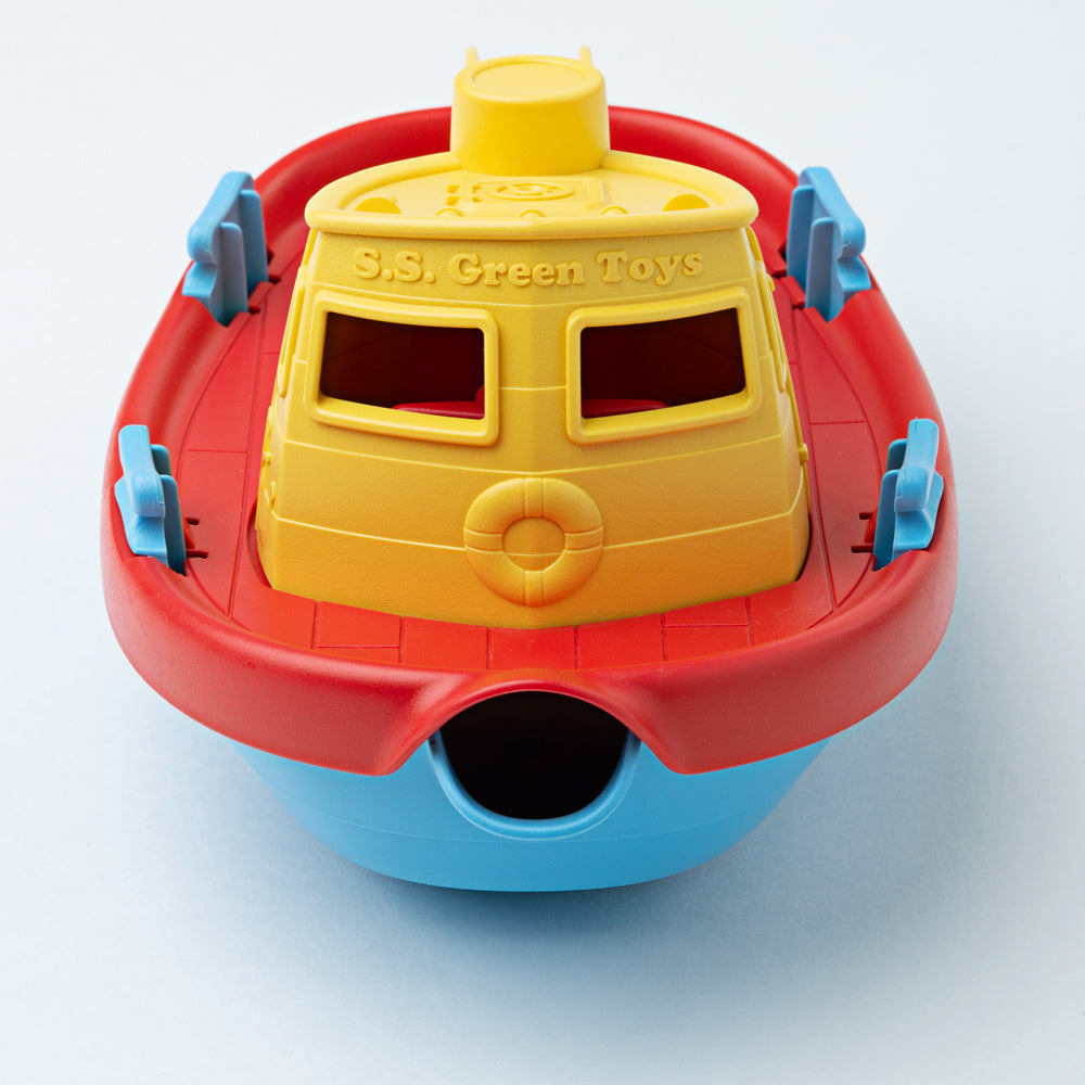 Green Toys Tugboat (Yellow) - GTTUG01RY