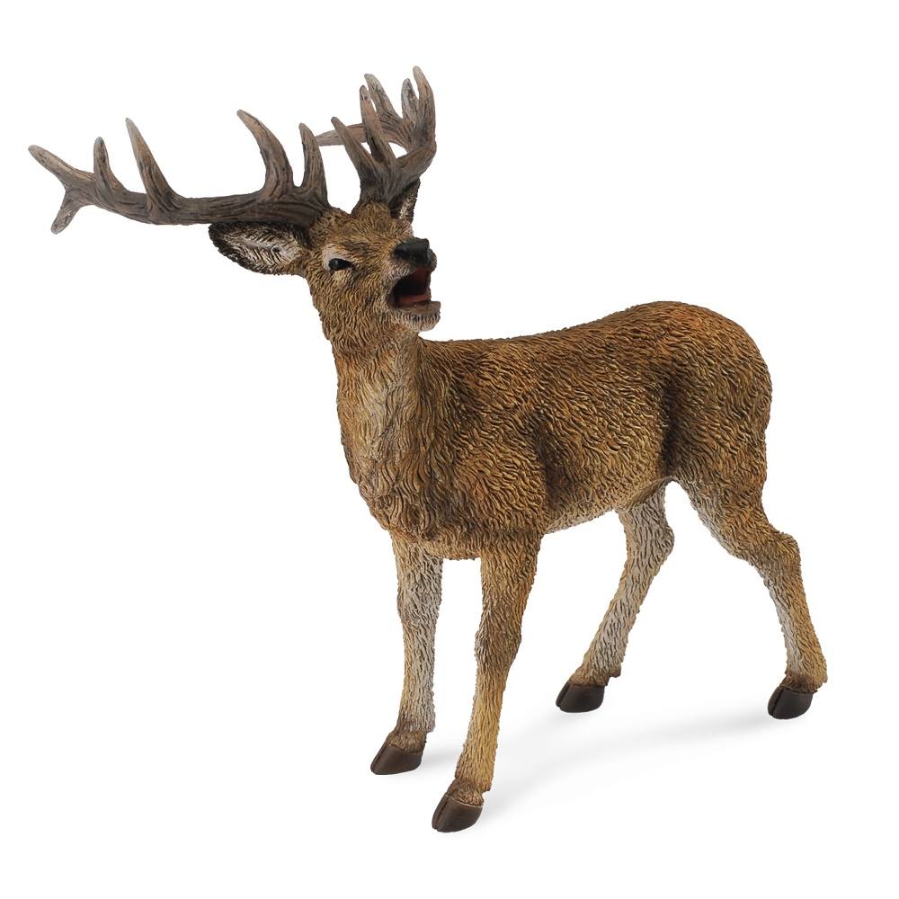 Red Deer Stag Figurine | CollectA Collectable Animal Figures – Bigjigs Toys