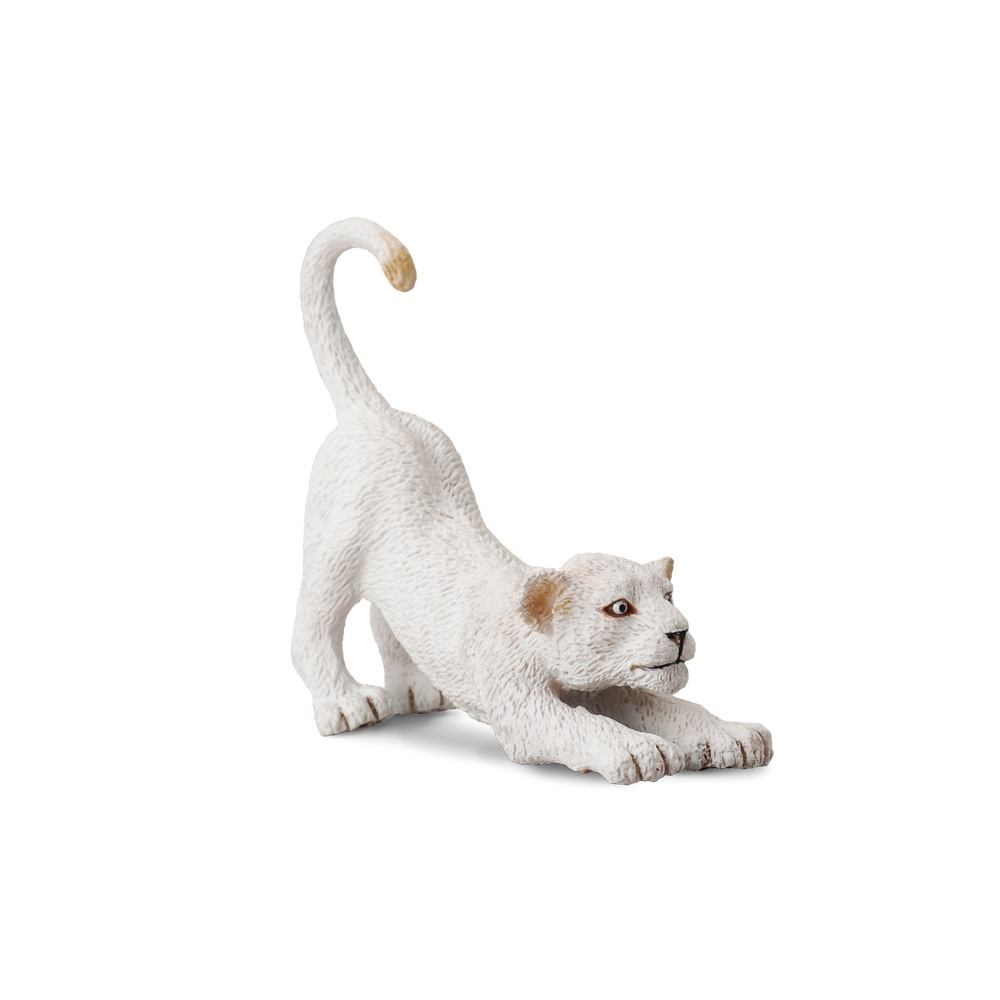 Collecta White Lion Cub Stretching