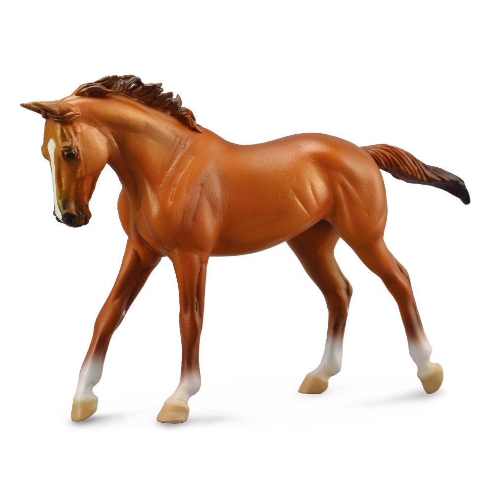 Collecta Thoroughbred Mare Chestnut 1:12 (Deluxe)