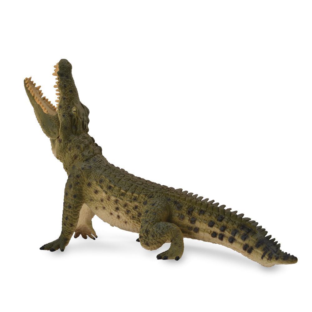 Collecta Nile Crocodile Leaping With Movable Jaw