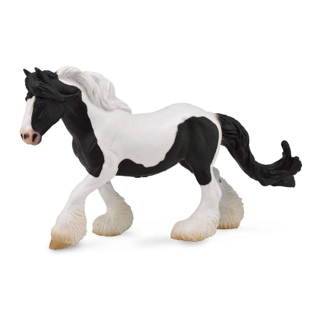 Collecta Gypsy Mare Black - White Piebald