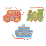 Wooden Magnetic Labyrinth (Pack of 3)