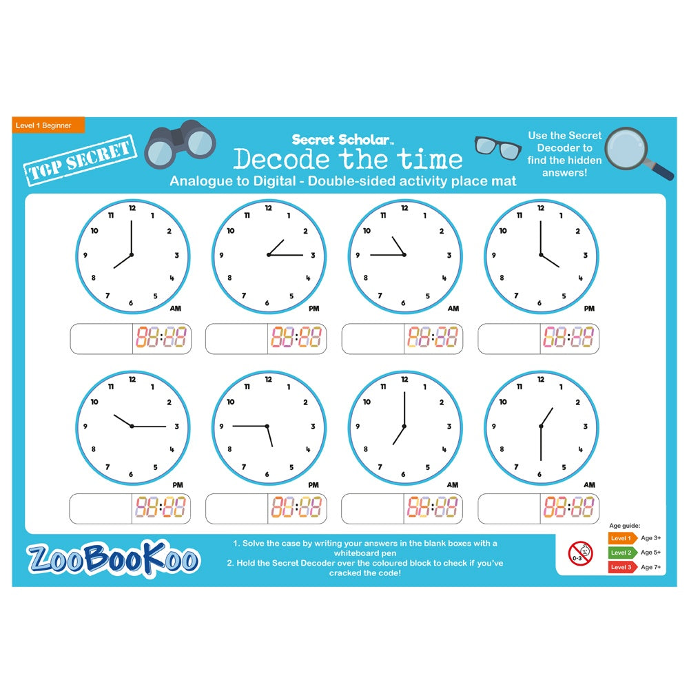 Secret Scholar - Decode the Time - ZMM7040