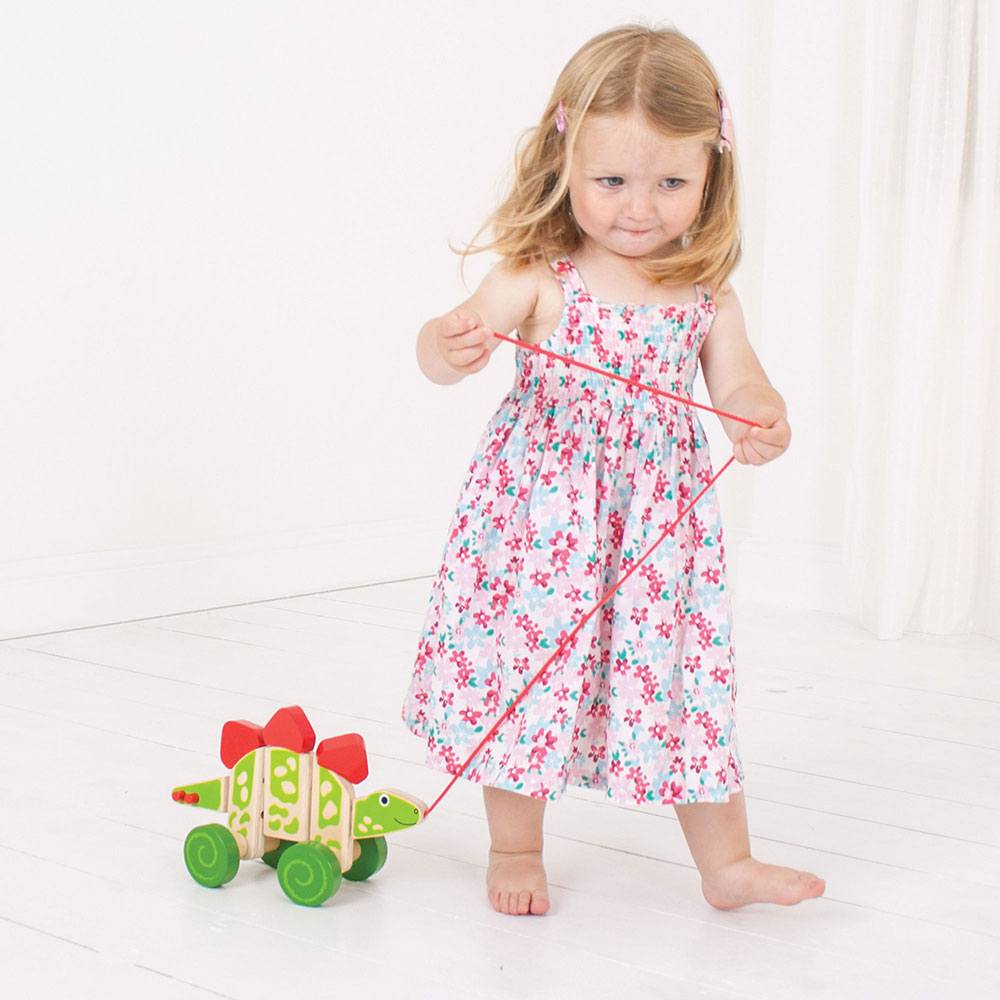 Stegosaurus Pull Along